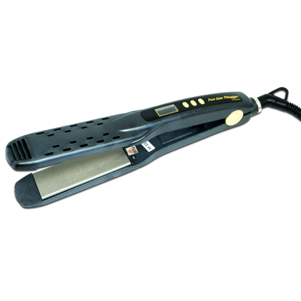Prancha Digital Fast Liss Titanium Grafite Gold
